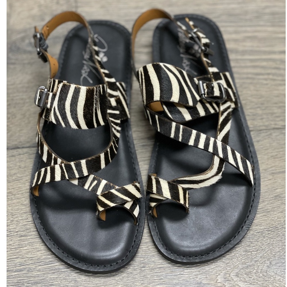 Patricia Nash Fidella Zebra Sandals Size 8.5 - Picture 5 of 8
